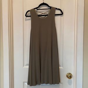 Deep sage green dress